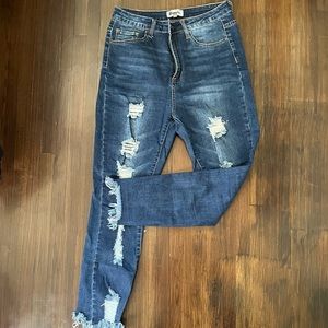 Military Hippie High Waisted Jeans!